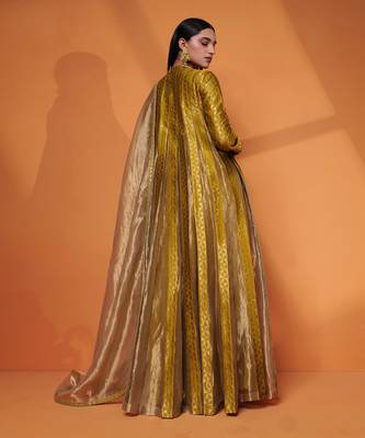 Layana pleated anarkali gown 5