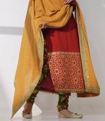 Rabia printed churidaar