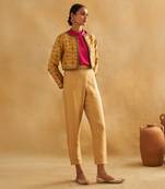 Raabiya brocade bomber jacket