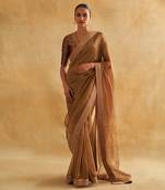 Neysa gold-antique saree set