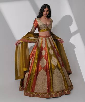Malaya Multicolour Lehenga Set 1