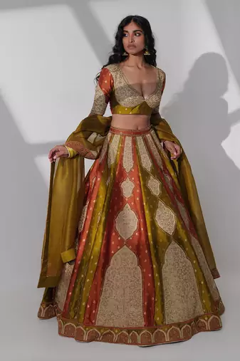 Malaya Multicolour Lehenga Set