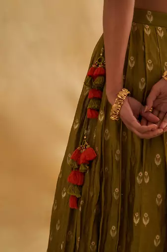 Kunjana Multicolour Lehenga Set