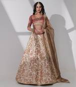Akeera Red Lehenga Set