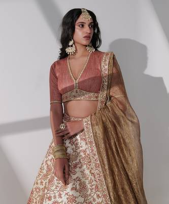 Akeera Red Lehenga Set 2