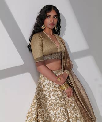 Rimona Brown Lehenga Set 4