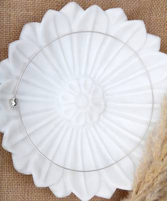 silver wired  hasli neckalce 1