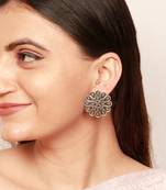 Mahima silver earrings