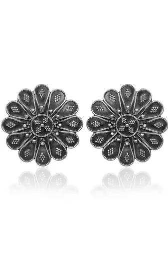 Mahima silver earrings