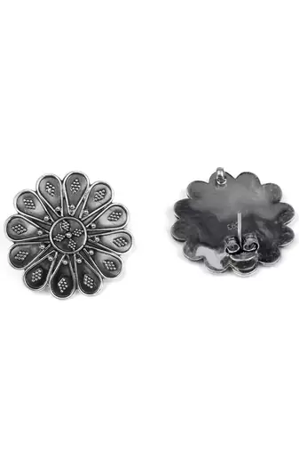 Mahima silver earrings