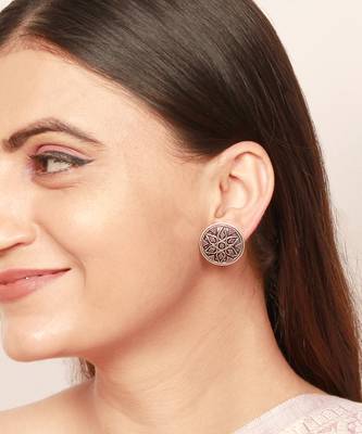 Marine silver earrings 1