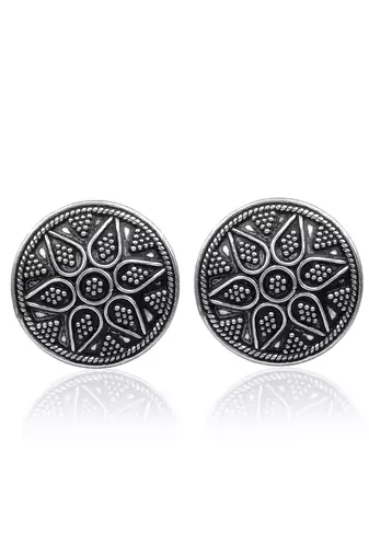 Marine silver earrings