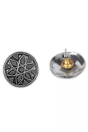 Marine silver earrings