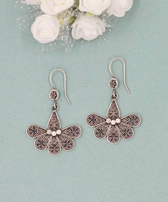 Adeena silver earrings 2