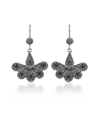Adeena silver earrings 4