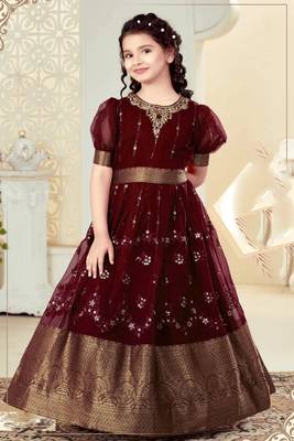 Girls maxi/full length festive/wedding dress 1