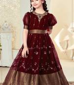 Girls maxi/full length festive/wedding dress