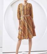 Mustard Colour Smart Partywear Kurti For Ethnic Fancy Looks