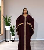 Sale!! Royal African Attire Bridesmaid Formal Wedding Dubai Moroccan Kaftan Women Dress 