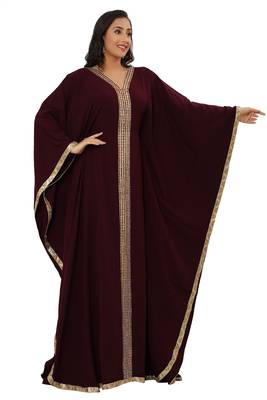 Sale!! Royal African Attire Bridesmaid Formal Wedding Dubai Moroccan Kaftan Women Dress  3