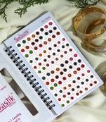 Assorted color velvet bindi book for women & girls- total pieces- 576