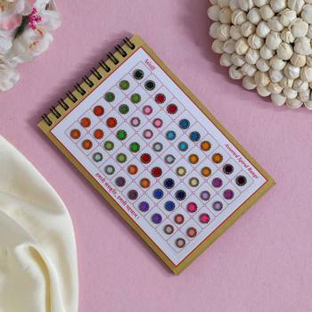 Assorted color bindi book for women & girls- total pieces- 300 2