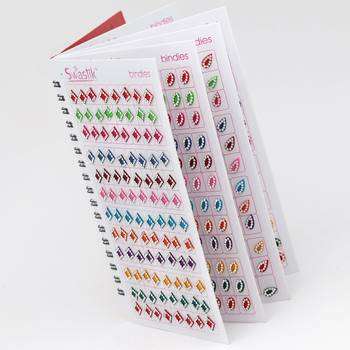 Assorted color velvet bindi book for women & girls- total pieces- 960 1