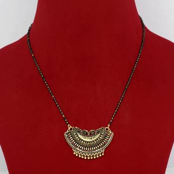 Maroon & green color 5 piece of mangalsutra combo 2