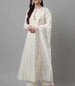 Beautiful White Colour Girlish Partywear Dress