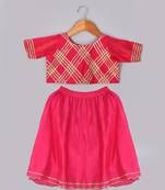 Magenta gota lehenga set
