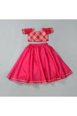 Magenta gota lehenga set 2