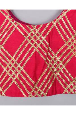 Magenta gota lehenga set 3