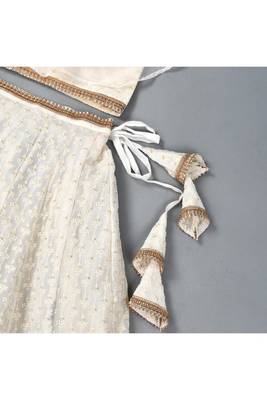 White chikankari lehenga set 2