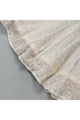 White chikankari lehenga set 4