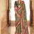 Green Woven With Faux Banarasi Printed Silk c Ethnic Traditional Saree