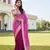 Elegant Pink And Wine Sober Woven Saree