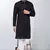 Plain cotton blend kurta pajama