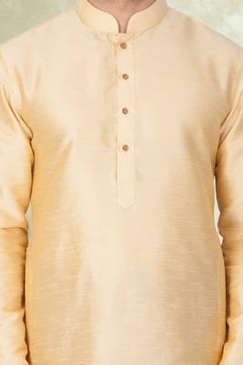 Art silk plain dhoti kurta set 3