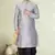 Art silk plain dhoti kurta set