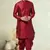 Art silk plain dhoti kurta set