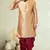 Art silk plain dhoti kurta set