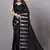 Black Fancy Sequins Work Partywear Saree