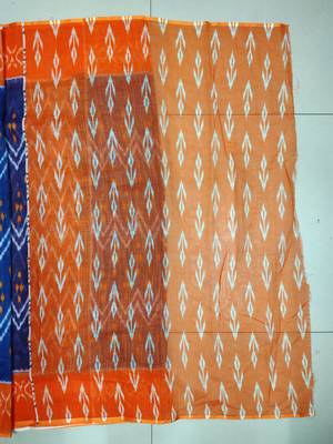 Smart Blue Traditional Fancy Saree In Linen c 2