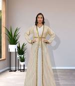 Sale!! Moroccan Dubai Kaftan Fashion African Attire Bridesmaid Abaya Gown For Women Dress 