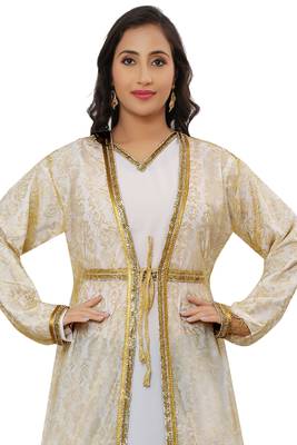 Sale!! Moroccan Dubai Kaftan Fashion African Attire Bridesmaid Abaya Gown For Women Dress  2