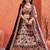 Light Pink Velvet Hand Work Lehenga Choli