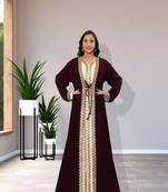 Sale Dress Moroccan Dubai Kaftan Wedding Bridesmaid African Abaya Gown Women Dress 