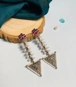 Graceful high quality german silver earrings