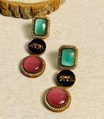 High-quality meticulous gold plated earring