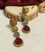 High-quality meticulous gold plated earring